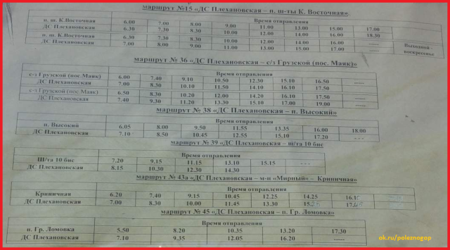Расписание автобусов 56 абагур лесной